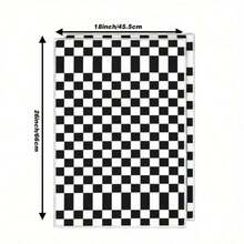 2/4/6/8pcs Ultra Fine Fiber Kitchen Towel Ultra-Soft Checkerboard Kitchen Towels - Black & White, Perfect For Drying Hands & Cleaning, Machine Washable Polyester, Es Valentine's Day, Easter , Mother's Day , Children's Day , Father's Day Gifts, Halloween Gifts, Thanksgiving , Christmas Gifts - 混色 - 查看 5