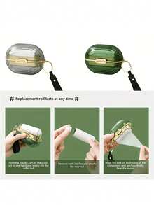 Double-Sided Portable Pet Deshedding Tool - Cat & Dog Fur Remover, Clothes & Sofa Lint Brush - / - View 9