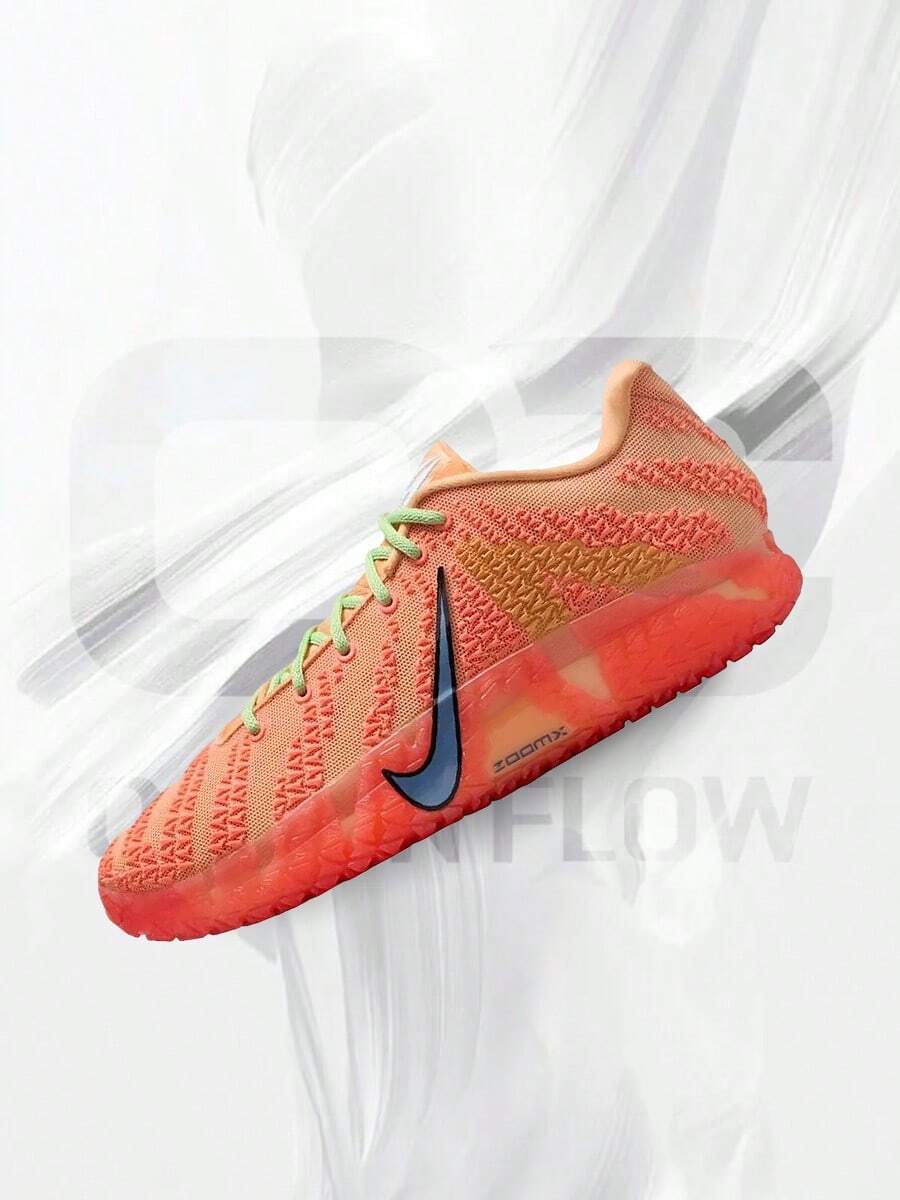 Nike Ja 3 Daybreak– Men's Lifestyle Sneakers – Shoes For Man -Vintage-Spring & Summer-Inspired Running Shoes, Shock-Absorbing Comfort, Gym To Streetwear Casual Wear-Back To School–HF2794 201 - Celestial Gold/Slate/Light Wild Mango/Vapor Green - 查看 1