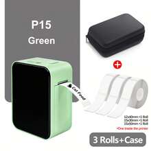 Marklife P15 M1 便携式迷你标签打印机，自粘标签热敏打印机，贴纸打印机，口袋型无墨蓝牙标签打印机，粘性标签打印机 - 彩色 - 查看 15