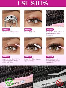 Bộ 632 sợi mi giả cá nhân độ dày 30D+40D+50D+60D+80D+100D, chiều dài 8-16mm, tự làm mi giả, vẻ ngoài tự nhiên, siêu dày, mềm mại, siêu nhẹ, có thể tái sử dụng. Bộ dụng cụ nối mi cá nhân dạng phân đoạn, kèm theo dụng cụ trang điểm, keo dán, chất làm kín và nhíp nối mi. Thích hợp sử dụng tại nhà hoặc khi đi du lịch, cho cuộc sống hàng ngày, đám cưới, hẹn hò, tiệc tùng, lễ hội âm nhạc và Halloween. - màu đen - Xem 9