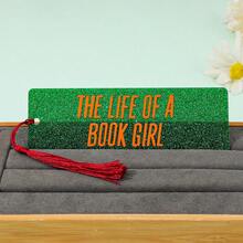 Bookworm Girl Bookmark, Vibrant Dancer Style Acrylic Bookmark, Suitable Gift For Book Lovers - One Size - View 9