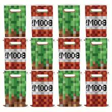 Bộ 10/30/50 túi quà tặng chủ đề pixel khảm, túi đựng kẹo phù hợp cho nhiều bữa tiệc và sự kiện - Hoàn hảo cho các buổi tiệc sinh nhật. - Nhiều màu - Xem 2