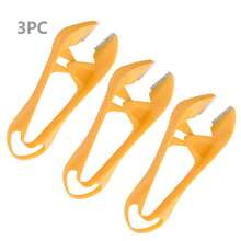 1pc Stainless Steel Garlic Peeler, Easy Garlic Skin Removal Tool, Ergonomic Handle, Suitable For Home And Professional Use, Essential Kitchen Gadget - Orange - View 10