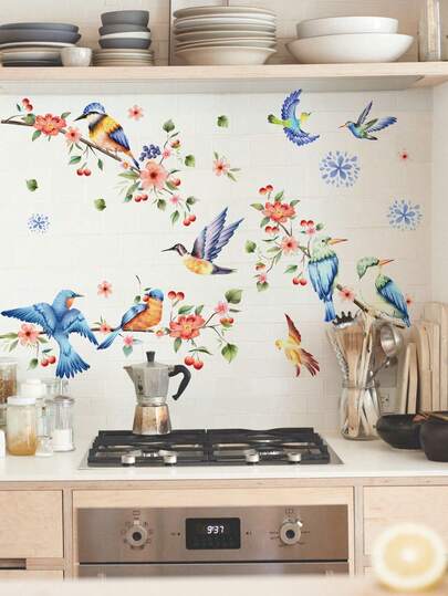 1PC Wallpaper – Peel And Stick Wall Stickers, PVC Self-Adhesive Removable Wall Art For Stick On Tile Room Decoration & Home Decor, Bedroom Window, Living Room, Kitchen, Office