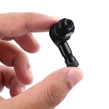 Accesorios para llanta de motocicleta, piezas de repuesto, codo de válvula de Metal, ángulo de 90 grados, vástagos de válvula de neumático de rueda de motocicleta, 1 unidad GHE1 - Rojo - Ver 6