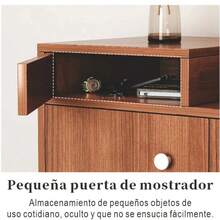 120cm Zapatera Organizador De Gran Capacidad Para Vestíbulo - Marrón - Ver 6