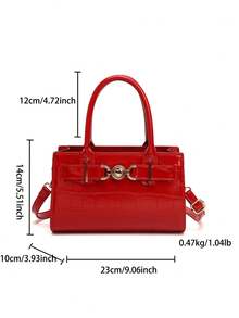 Dedoo New Arrival High-End Luxury Handbag, Shoulder Bag, Crossbody Bag - Red - View 9