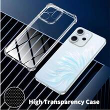 3-In-1 New Case For Reno 15 5G/Reno15 Pro 5G/Reno 15F/Reno 15 Pro Max, Includes: Transparent Shockproof Phone Case, 9H Hardness Tempered Glass Screen Protector For Reno 15F, Anti-Scratch Anti-Explosion Anti-Bubble Gaming Screen Protector, And Lens Film, Easy Installation Set - Clear - View 6