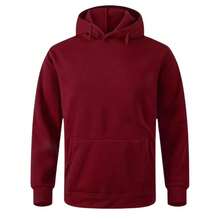 Women's Plain Sweatshirt In Various Colors - Premium Blouse, Purple Jacket - Maroon - View 1