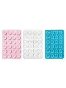 3pcs Silicone Suction Cup Stand Set, Multi-Function Phone/Tablet Holder, Universal Fit, Easy To Detach And Reusable Sticky Stand - Multicolor - View 19