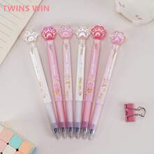 3/6支装创意可擦凝胶笔，书写流畅，出墨均匀，防晕染，速干，适合女性使用，学校及办公用品 - 貓爪 - 查看 10