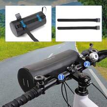 MOSISO Bike Handlebar Bag 2L Waterproof Bicycle Handlebar Bag Small Bike Front Pouch Flap Bike Storage Cylinder Bag With Shoulder Strap For Road Mountain Commuter Cycling Black - màu đen - Xem 5
