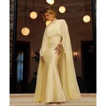 Women Sheer Long Cape Tops - Black - View 3