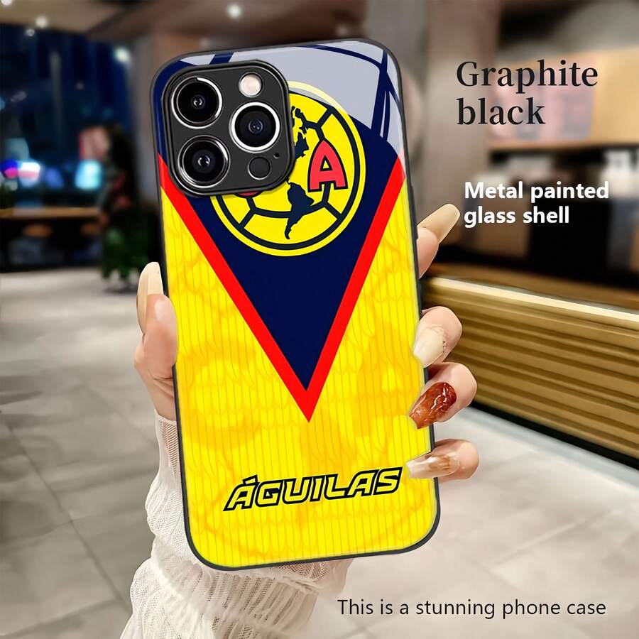 Estuche para teléfono con patrón de logotipo de águila Compatible con estuches para teléfonos 17 16 Pro Max 15 Pro Max 13 y 12 Hecho de material TPU premium y elegante resistente a caídas y golpes Un regalo perfecto para familiares, amigos, seres queridos, novios/novias y para aniversarios - Negro - Ver 1