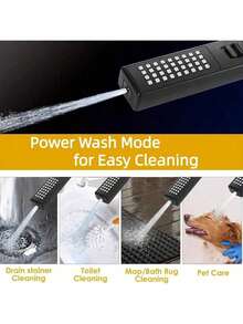 High Pressure Square Rain Shower Head With Handheld Sprayer Combo, Includes 60" Stainless Steel Hose, 3-Way Diverter Valve, Adhesive Shower Head Holder, Double Shower Head Set Home Bathroom Decor Summer Bathroom Accessories - 黑色的 - 查看 3