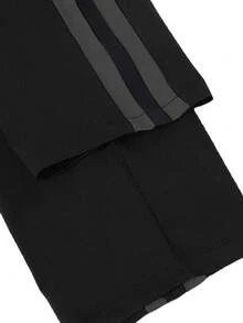 1 Quần dài thể thao ống đứng dáng rộng thoải mái cho nam, Quần chạy bộ thể thao ngoài trời mùa xuân/hè, Quần tập thể dục, Quần thể thao dạo phố - Màu xám đen - Xem 8