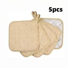 5pcs Kitchen Pot Rack Gap Heat-Resistant Insulation Mat, Heating Pad, Cooking And Baking Tripod, Heat Insulation Rack, Protective Mat, Coaster - Multicolor - View 10