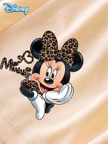 Disney Baby Girls' 6-Piece & Print T-Shirt And Shorts Set, Casual Summer Children Daily Basic Outfit, Grid Pose Photography, Dancing Letter Print Knit Crew Neck Short Sleeve Elastic Waist Pants, Outdoor Holiday Wear - Multicolor - View 5