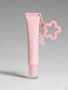 时尚斜口唇膏管，可重复填充化妆品容器，挤压式分配瓶，唇彩钥匙扣，可爱女士钥匙扣，美妆工具，唇膏盒配件，带星星和小熊吊坠的唇膏管 - 带旋转盖的可挤压软管，适用于唇彩、唇膏，可作礼物、个人美妆收纳、情人节礼物、母亲节礼物 - 彩色 - 查看 14