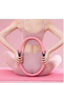 3件套普拉提圈套装，包括瑜伽圈、瑜伽球和瑜伽砖 - 彩色 - 查看 4