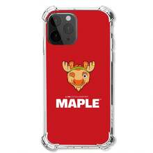 2026 World Football League Cup Mascot MAPLE Phone Case, Compatible With IPhone 17, 16, 15, 14, 13, 12, 11, XS, XR, Pro Max Plus. A Must-Have For Football Fans. Printed Phone Case With Transparent Mirror Design - Laser - Black - View 6