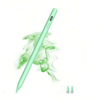 The Green Universal Stylus Is Compatible With IPads, Touchscreen Phones, Touchscreen Pens, And Tablets. It Is Compatible With The 2022 IPad 10th/11th Generation 2025/Air4/5/6 10.9 Inches And Can Achieve High Sensitivity Without Bluetooth Connection. The Pen Tip Creates Different Line Widths Or Shading Effects Based On The Angle