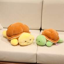 1Pc 20/30CM Kawaii Turtle Plush Toys Cute Bread Tortoise Plushie Doll Stuffed Soft Animal Toy Valentine's Gift Thanksgiving Day Gift - Multicolor - View 7