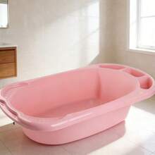 Wanna plastikowa 90 x 51 x 23 cm / Wanna do użytku domowego w losowym kolorze / Głębsza i większa wanna (losowy kolor) - Jeden rozmiar pasuje do wszystkich - Zobacz 7