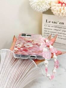 Braided Butterfly Painted Shockproof Phone Case With Wrist Strap, Compatible With IPhone 14, 14 Pro, 14 Pro Max, 13, 13 Pro, 13 Pro Max, 11, 11 Pro Max, 12, 12 Pro, 12 Pro Max, XR, XS, 15, 15 Pro, 15 Pro Max, 16, 16 Pro, 16 Pro Max, 17, 17 Pro, 17 Air, 17 Pro Max - Multicolor - View 4