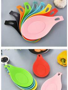 2pcs Easy Clean Heat Resistant Spoon Rest, Christmas Gift - Multicolor - View 12