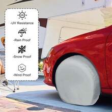 2/4X Heavy Duty Tire Cover RV Wheel Motorhome Wheel Covers Sun Protection 27-29" - 2PCS - View 8