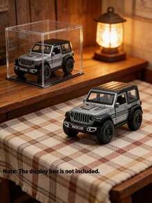 1:36 Scale Four-Door Hardtop Convertible Alloy Model Off-Road Vehicle Display Piece.- Compact And Exquisite. - Perfect As A Gift Or Desk Ornament. - Multicolor - View 2
