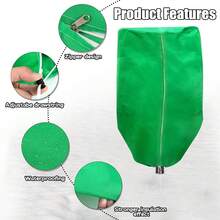Plant Covers Freeze Protection 4 Packs 47" X32" Winter Rounded Top Frost Cloth Plant Covers Freeze Protection For Outdoor Plants With Zipper And Drawstring - Plant Covers - View 4