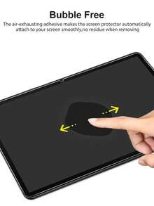 2片装高清钢化玻璃屏幕保护膜，兼容三星平板电脑等。防刮擦。 - 無色 - 查看 8