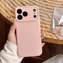 Minimalist Full Coverage Anti-Drop Soft Silicone Phone Case, Compatible With Iphone 17 Pro Max/17 Pro/17/16 Pro Max/16 Pro/16/16 Plus/15/15 Pro Max/15 Pro/15 Plus/11/12/13/14 Pro Max/11 Pro/11 Pro Max/12 Pro/12 Pro Max/13 Pro/13 Pro Max/14 Pro/14 Pro Max/14 Plus, Creative Design For Men And Women, Pink - Pink All-in-one - Upgraded Version - View 5