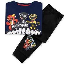Poppy Playtime Nightmare Critters Pyjama Set - Navy Blue - View 6