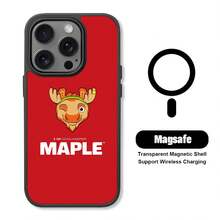 2026 World Football League Cup Mascot MAPLE Phone Case, Compatible With IPhone 17, 16, 15, 14, 13, 12, 11, XS, XR, Pro Max Plus. A Must-Have For Football Fans. Printed Phone Case With Transparent Mirror Design - Laser - Black - View 10