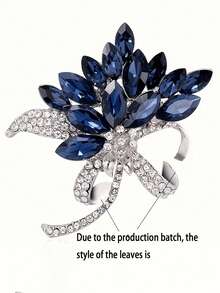 Chiếc trâm cài nhiều lớp kiểu cổ điển thanh lịch này, được tô điểm bằng đá quý màu xanh lam và pha lê lấp lánh, có thiết kế hoa văn thời trang, là sự lựa chọn hoàn hảo cho phụ nữ đeo trong các bữa tiệc và những dịp đặc biệt. - Nhiều màu - Xem 11