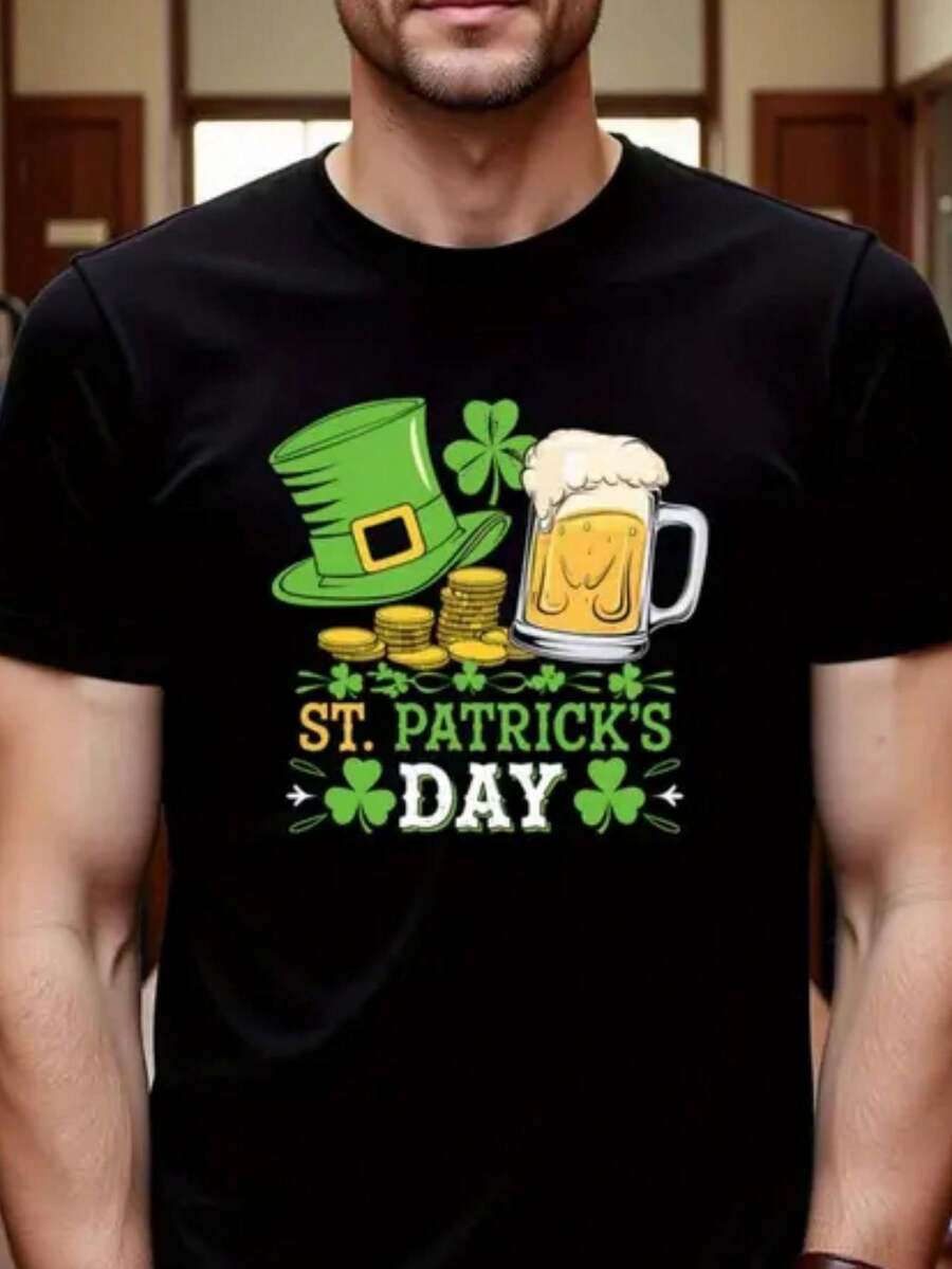 Men Outdoor Tees & Tanks - Black - View 1