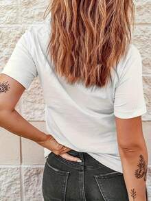 Magliette da donna - Bianco - Visualizzare 2