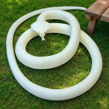 逼真橡胶蛇玩具，恐怖眼镜蛇模型，万圣节恶作剧道具，吓人玩具，搞笑礼物，蛇类教育模型 - 彩色 - 查看 11