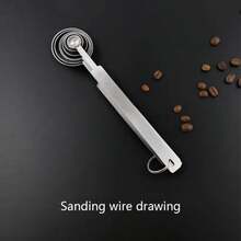 Cuchara medidora de café con extendido, cuchara de condimento de acero inoxidable, cuchara para hornear, escala no fácil de oxidar, limpieza conveniente K5IO - 15 ml - Ver 1