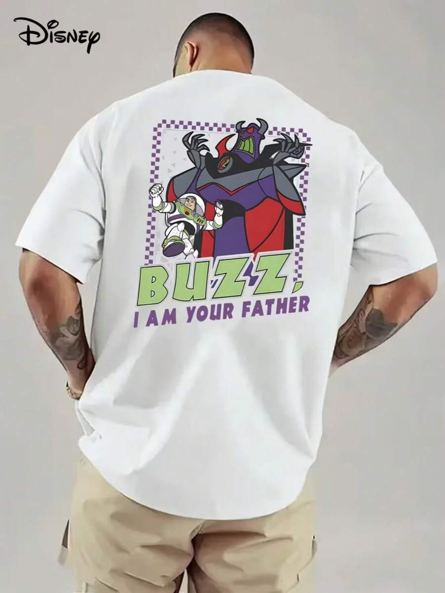 Disney Toy Story Zurg, Father's Day T-Shirt, Buzz Lightyear, I Am Your Father T-Shirt, Birthday Gift T-Shirt, Disney World T-Shirt, Disneyland Family Travel T-Shirt. - 白色 - 查看 1