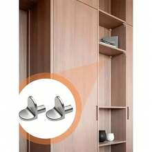 10pcs Metal Shelf Support Pegs - Easy Install Cabinet Shelf Brackets For Kitchen, Wardrobe, Closet, Bookshelf - Versatile Shelving Hardware Anchors - Multicolor - View 4