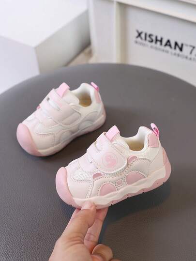 Toddler Anti-Slip Soft Bottom Panda Protective Shoes, Baby Boys/Girls Walking Shoes, Spring/Autumn