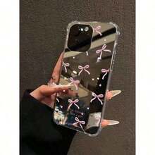 Bowknot Hear Cute Pattern Mirror Anti-Fall Sleeve Phone Compatible For IPhone 17/17 Pro/17 Pro Max, 16/16 Plus/16 Pro/16 Pro Max, 15/15 Plus/15 Pro/15 Pro Max, 14/14 Plus/14 Pro/14 Pro Max, 13/13 Pro/13 Pro Max, 12/12 Pro/12 Pro Max, 11/11 Pro/11 Pro Max, Easter Gift Idea Protective Phone Cover Full Body Drop Protection, Waterproof Shockproof Scratch ResistantFOR-YOUR-BELOVED-PHONE Shockproof, Non-Slip & Grip Phone - 1pc - 查看 7