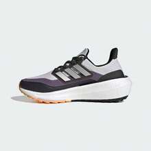Adidas 女鞋ULTRABOOST LIGHT C.RDY低筒緩震透氣跑鞋 - 黑白色/紫色 - 查看 9