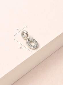 1pc Minimalist Hollow Heart Shaped Pendant, DIY Bracelet Beads, Pendant, Charm, Creative DIY Accessory - Multicolor - View 4