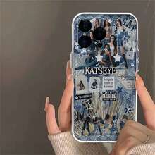 KATSEYE Group Collage Stars Aesthetic Blue Hot Girls Music. This Stylish Phone Case Is Compatible With Samsung, Apple,  OPPO, ,And So On.Made Of Flexible TPU Material,Shock-Resistant,Scratch-Resistant, It Offers Excellent Drop Protection And A Comfortable Grip. It's An Ideal Gift For Family, Friends, And Loved Ones, And A Perfect Choice For Festivals,Fundas Para ,Valentine's Day,Quick Ship Items,
Hombre Fundas Para, Hombre,Celulares Y Accs,Clear Phone Case - 無色 - 查看 5